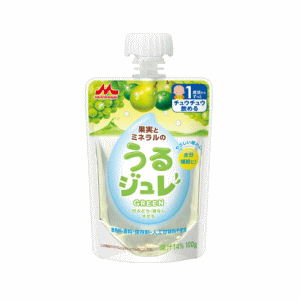 森永乳業 果実とミネラルのうるジュレ グリーン 12ヵ月頃から 100g※軽減税率対象 森永乳業 果実とミネラルのうるジュレ グリーン 12ヵ月頃から 100g※軽減税率対象