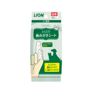 ライオン商事 ペットキッス 歯磨きシート 30枚入