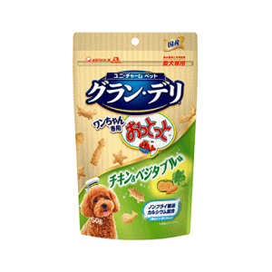 Rakuten - ユニ・チャームペット グラン・デリ ワンちゃん専用おっとっと チャック袋タイプ チキン&ベジタブル味 50g