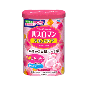 アース製薬 バスロマン スキンケア Wコラーゲン 600g 【医薬部外品】