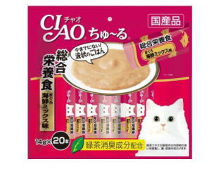 Rakuten - いなばペットフード いなば CIAOちゅ～る 総合栄養食 まぐろ 海鮮ミックス味 20本×14g入り