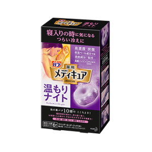 花王 バブ メディキュア 温もりナイト 6錠入 【医薬部外品】