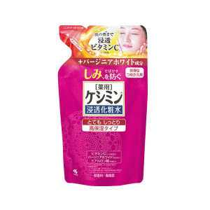 小林製薬 ケシミン浸透化粧水 とてもしっとり高保湿タイプ つめかえ用 140ml 【医薬部外品】