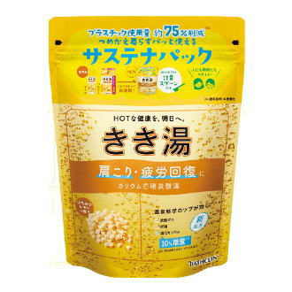 炭酸ガスと塩化カリウム・芒硝が温浴効果を高めて血行を促進、「肩こり・疲労」を緩和して、たまった疲労感をいやします。 お湯の色：レモン色 はちみつレモンの香り ●広告文責：(株)キリン堂　078-413-1055