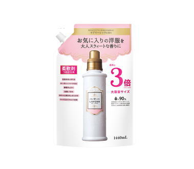 ネイチャーラボ ラボン 柔軟剤 ラブリーシック 詰め替え 3倍サイズ 1440ml