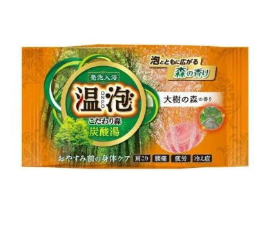 アース製薬 温泡 ONPO こだわり森 炭酸湯 大樹の森 1錠【医薬部外品】