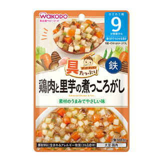 楽天キリン堂通販SHOP和光堂 具たっぷりグーグーキッチン 鶏肉と里芋の煮っころがし 80g 9か月頃から 【軽減税率対象商品】