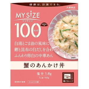大塚食品 100kcalマイサイズ 蟹のあんかけ丼 150g