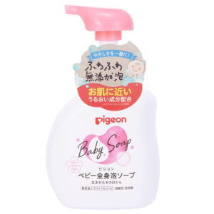 ピジョン ベビー全身泡ソープ ベビーフラワーの香り 500mlボトル