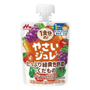 森永乳業 1食分の やさいジュレ たっぷり緑黄色野菜とくだもの ※軽減税率対象