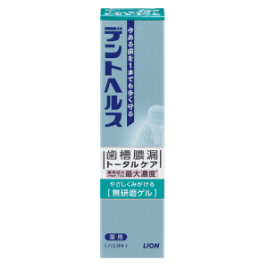 ライオン デントヘルス 薬用 ハミガキ 無研磨ゲル 28g【医薬部外品】