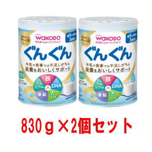 離乳食が3回食になる満9か月頃の成長期には、各栄養素をバランスよく補ってあげることが大切です。 発育に必要なカルシウム・DHA、牛乳では不足しがちな鉄、その他ビタミン・ミネラルを配合しています。 牛乳や食事では不足しがちな栄養をおいしくサポートするミルクです。