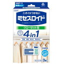 衣類にニオイがつかない無香タイプの防虫剤。衣類をしっかり守る4つの機能※付き。収納空間のダニよけ効果も。クローゼット1本分。1年間有効。※防虫・消臭・防カビ・黄ばみ防止 ●せんいの防虫に加え、気になるダニを収納空間内に寄せつけにくくします。（ピレスロイドの効果） ※収納空間内に屋内塵性ダニを寄せつけにくくする効果を確認しています。 マダニやイエダニを対象とした製品ではありません。 ●取り替え時期がひと目で分かる「おとりかえサイン」付きです。 ●金糸、銀糸、ラメ加工製品、ボタン類（金属、プラスチック製品）などにも安心して使えます。 ●和服、毛皮等の皮革製衣類にも使えます。 成分 ●プロフルトリン、エンペントリン（ピレスロイド系） ●フェノール系防カビ剤（防カビ成分） ●鉱物系吸着剤（消臭成分、黄ばみ防止成分） ●メーカー：白元アース　〒110-0015　東京都台東区東上野2-21-14　03-5681-7691●区分：日用品●原産国：日本●広告文責：(株)キリン堂　078-413-1055