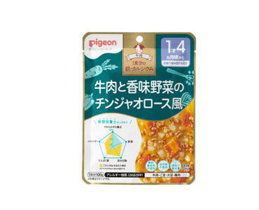 ピジョン 管理栄養士の食育レシピ 1食分の鉄・カルシウム 牛肉と香味野菜のチンジャオロース風 100g【軽減税率対象商品】 ピジョン 管理栄養士の食育レシピ 1食分の鉄・カルシウム 牛肉と香味野菜のチンジャオロース風 100g【軽減税率対象商品】