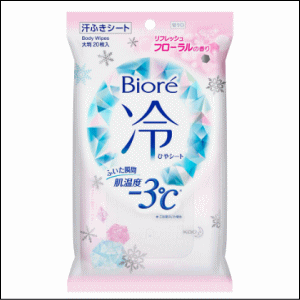 生活応援価格　花王 ビオレ 冷シート フローラル 20枚入 ※パッケージリニューアルに伴い画像と異なるパッケージの場合がございます。ご了承下さいませ。のサムネイル