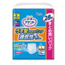 大王製紙 アテント うす型さらさらパンツ 瞬間吸収でさらっと快適 男女共用 L 28枚入　※パッケージリニューアルに伴い画像と異なるパッケージの場合がございます。ご了承下さいませ。