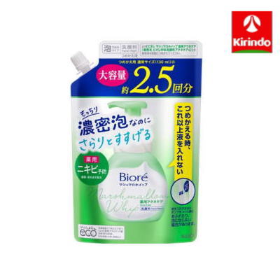 花王ビオレ マシュマロホイップ 薬用アクネケア つめかえ用 大容量 医薬部外品