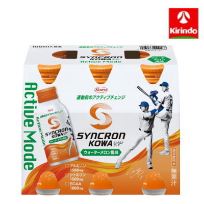 興和 シンクロンコーワ アクティブモード ウォーターメロン風味 100ml×6本 ※軽減税率対象商品 興和 シンクロンコーワ アクティブモード ウォーターメロン風味 100ml×6本 ※軽減税率対象商品