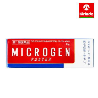 【第1類医薬品】啓芳堂製薬 ミクロゲン・パスタ 8g 【男女両性の無毛症、貧毛症】まゆ毛 ひげ 体毛※頭..