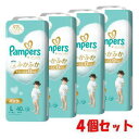 【4個セット】P&G パンパース 肌へのいちばん パンツ L (9〜14kg) 40枚×4個