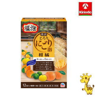 Other - アース製薬 温泡 贅沢とろりにごり浴 柑橘 12錠入（4種×3錠） 【医薬部外品】