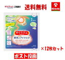 【ポスト投函 ゆうパケットで送料無料】【12枚セット】花王 めぐりズム 蒸気でホットアイマスク カモミールの香り 1枚入り×12枚 めぐリズム