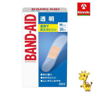 ジョンソン・エンド・ジョンソン バンドエイド 透明 Mサイズ 20枚入