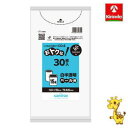 日本サニパック おトクな!ゴミ袋 nocoo inノクーイン 15L 白半透明 30枚 CU19