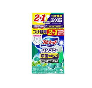 小林製薬 ブルーレットスタンピー除菌効果プラス スーパーミントの香り 付け替え用 28g×3本