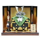 五月人形 兜飾り平飾 武久作 8号 京甲冑 金屏風 2024-yb071 幅55cm 端午の節句 節句 お祝い インテリア