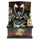 五月人形 兜飾り収納飾 美光作 25号 着用兜 京金彩双竜 2024-yb083 幅60cm 端午の節句 節句 お祝い インテリア