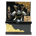 五月人形 兜飾り収納飾 一徳作 8号 箔チラシ 2024-yb103 幅37cm 端午の節句 節句 お祝い インテリア