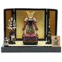 五月人形 木目込み鎧平飾 大里彩作 大鎧 金屏風 2024-yb140 幅54cm 端午の節句 節句 お祝い インテリア