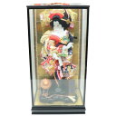 羽子板 ケース飾り 栄華 30号 金彩刺しゅう 高さ112cm 黒塗りケース (2024-ys126) ケース入り お正月飾り 初節句 お祝い