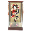 羽子板 ケース飾り 古都 15号 吉徳大光 高さ61cm ワイン塗りケース (2024-ys147) ケース入り お正月飾り 初節句 お祝い