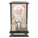 羽子板 ケース飾り 桜香 10号 つまみ細工 高さ46cm アクリルケース (2024-ys204) ケース入り お正月飾り 初節句 お祝い