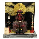 五月人形 鎧飾り平飾 雄山作 7号 蒼士 真田幸村 研出松月 2025-tb128 幅69cm 戦国武将 端午の節句 節句 お祝い インテリア