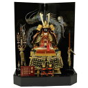 五月人形 鎧飾り平飾 雄山作 10号 悠陽 京鎧 螺鈿巻龍 2025-tb133 幅80cm 端午の節句 節句 お祝い インテリア