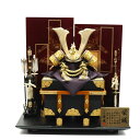 五月人形 兜飾り平飾 翠鳳作 15号 栄城 春慶塗 2025-yb011 幅65cm 端午の節句 節句 お祝い インテリア