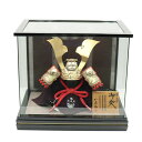五月人形 ケース入兜 加藤鞆美作 三分の一 幻 源義経 USB照明付き 2025-yb034 幅41cm ケース飾り 端午の節句 節句 お祝い インテリア