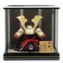 五月人形 ケース入兜 加藤鞆美作 三分の一 幻 源義経 USB照明付き 2025-yb040 幅41cm ケース飾り 端午の節句 節句 お祝い インテリア