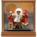 アウトレット品 歌舞伎人形 8号 松風 獅子 舞踊人形 日本人形 幅44cm (22a-ya-2523) インテリア ディスプレイ 見切処分品
