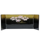 アウトレット品 雛人形三月屏風 屏風のみ 15号 ゴールドぼかし 大観桜 飾り幅105〜120cm (22a-ya-2155) インテリア ディスプレイ 見切処...