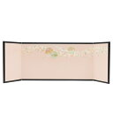アウトレット品 雛人形三月屏風 屏風のみ 15号 手まり桜 (黒) 飾り幅105〜120cm (22a-ya-2183) インテリア ディスプレイ 見切処分品