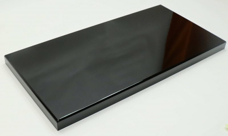 さくらソレイユ 楽天市場店のアウトレット品 平飾台 台のみ S-100C 黒塗台 幅100cm (23a-ya-0460) インテリア ディスプレイ 見切処分品｜アングル3