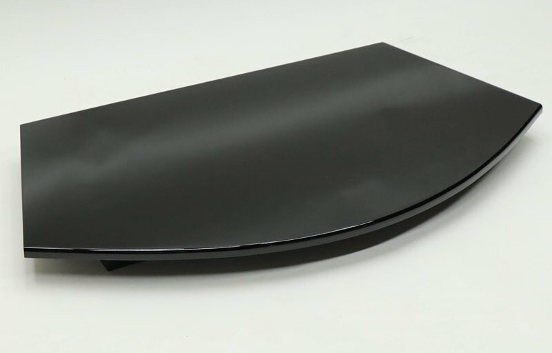 さくらソレイユ 楽天市場店のアウトレット品 平飾台 台のみ T-085Z 黒塗扇面台 S 幅85cm (23a-ya-0494) インテリア ディスプレイ 見切処分品｜アングル3
