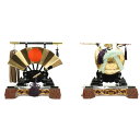 アウトレット品 五月人形 道具類 単品 70号 二品揃え 軍扇 陣笠 高さ23cm (24a-ya-0095) インテリア ディスプレイ 見切処分品