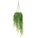 人工観葉植物 ポリゴファーン ハンギングポット 高さ70cm (P189-fz386) (代引き不可) インテリアグリーン フェイクグリーン(4)
