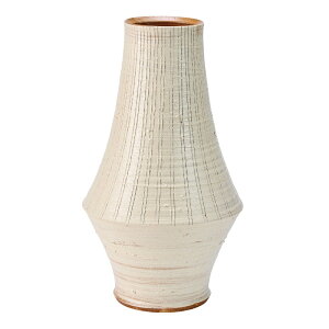 インテリア 花器 花瓶 山線卯楽花壺 信楽焼 高さ50cm (P342-yk902028) (代引き不可) ベース ディスプレイ