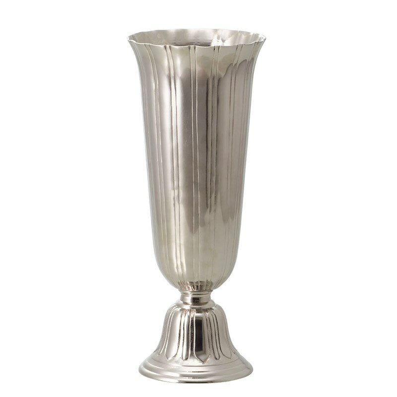 花瓶 フラワーベース Metal Aluminium Vianca アルミニウムビアンカ silver （1個入り） [570-517-703] [p151] アルミニウム （代引き不可） インテリア ディスプレイ